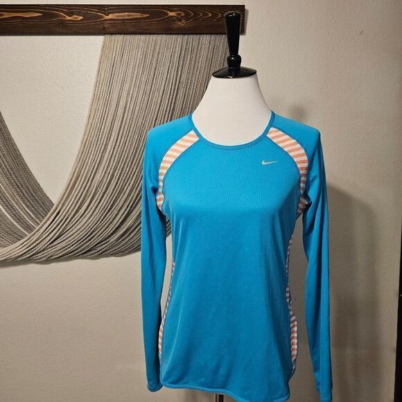 Nike Dri-Fit Athletic Long Sleeve Tee Sz M - Picture 2 of 4